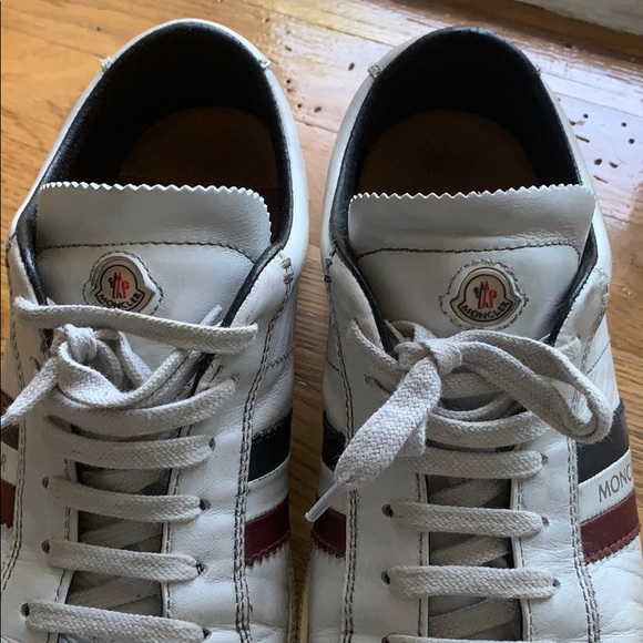 MONCLER DISTRESSED SNEAKERS - Picture 4 of 14